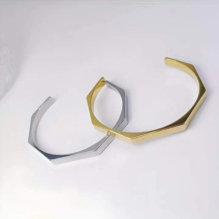 Hexa Steel Heavyweight Men's Handcuff Bracelet – New Design for Boys & Men